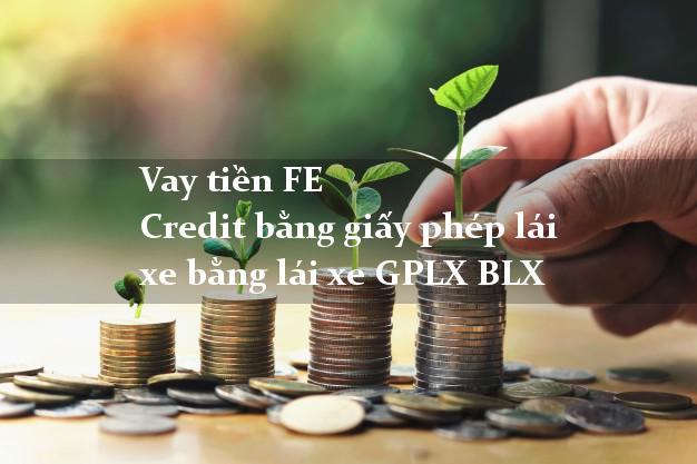 Vay tiền FE Credit bằng giấy phép lái xe bằng lái xe GPLX BLX