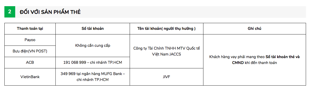 Hướng dẫn vay tiền Jaccs lãi suất thấp